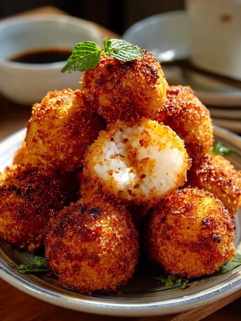 Spicy Rice Balls with