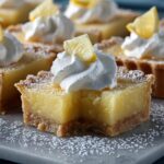 Tart Sweet Meyer Lemon Bars with Buttery Crust 4 Tart Sweet Meyer Lemon
