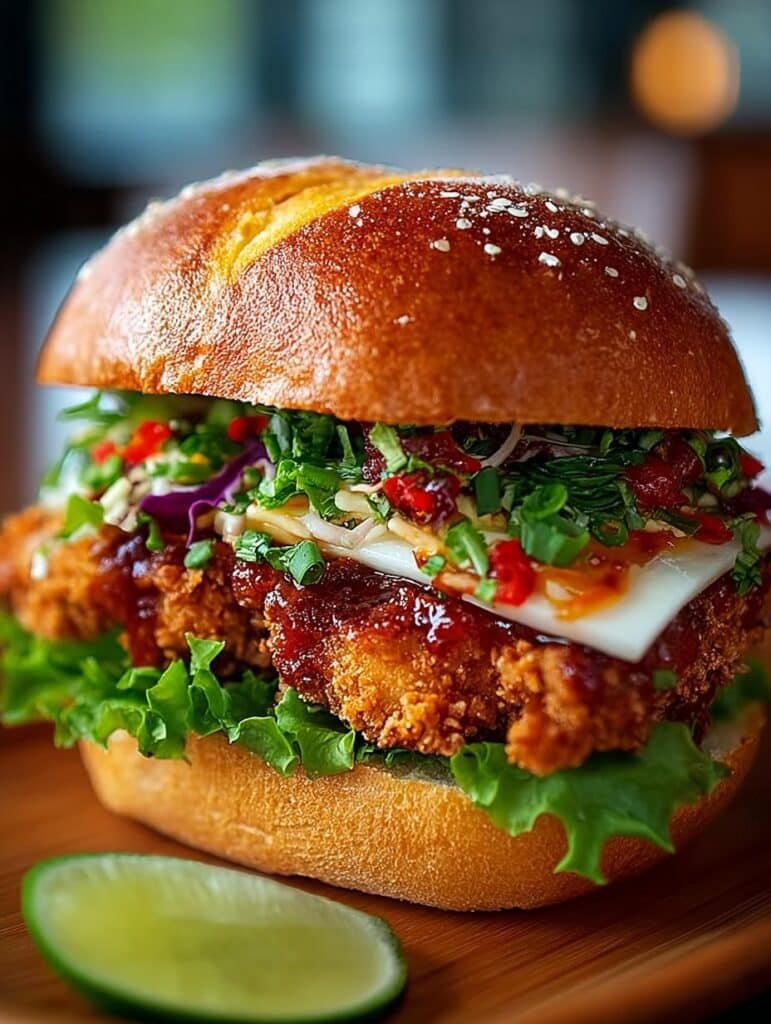 Thai Fried Chicken Sandwich