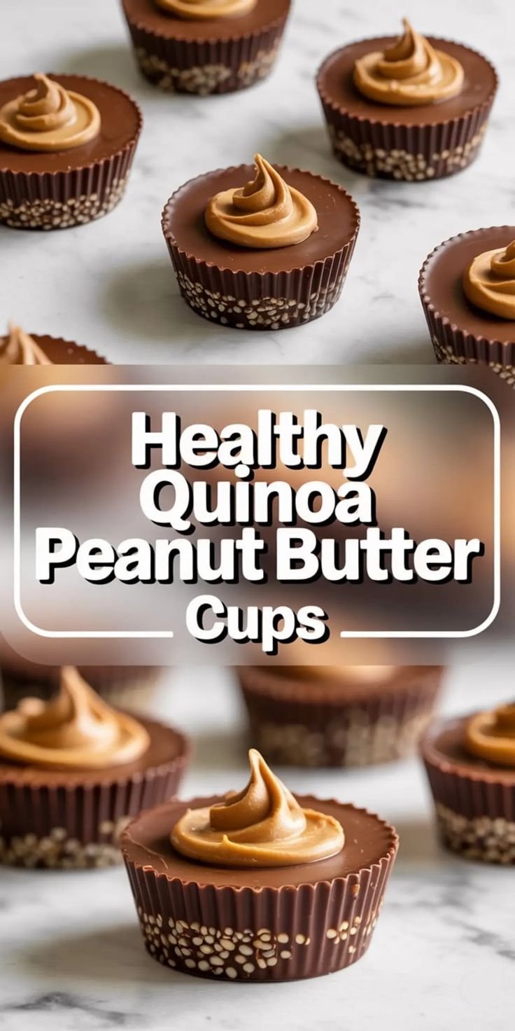 Healthy Quinoa Peanut Butter Cups