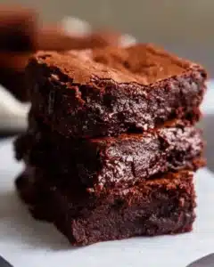 Delicious fudgy protein brownies ready to be enjoyed for a healthy snack