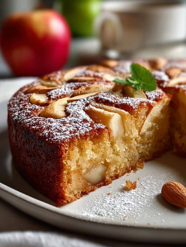 Almond Flour Apple Cake
