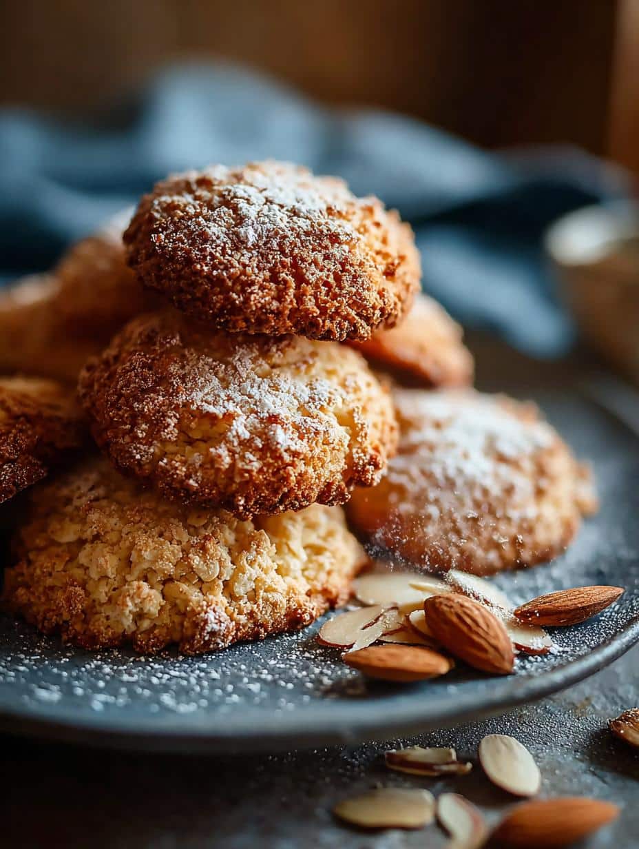 Apfel Haferflocken Kekse For
