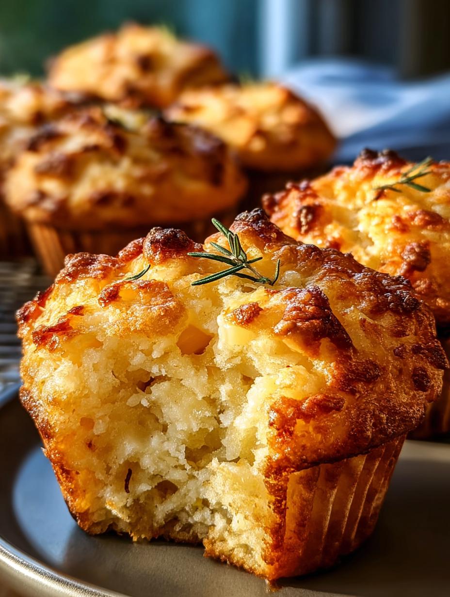 Savory Apple Cheddar Muffins with Rosemary for Mornings - Apple Cheddar Muffins with - main visual representation