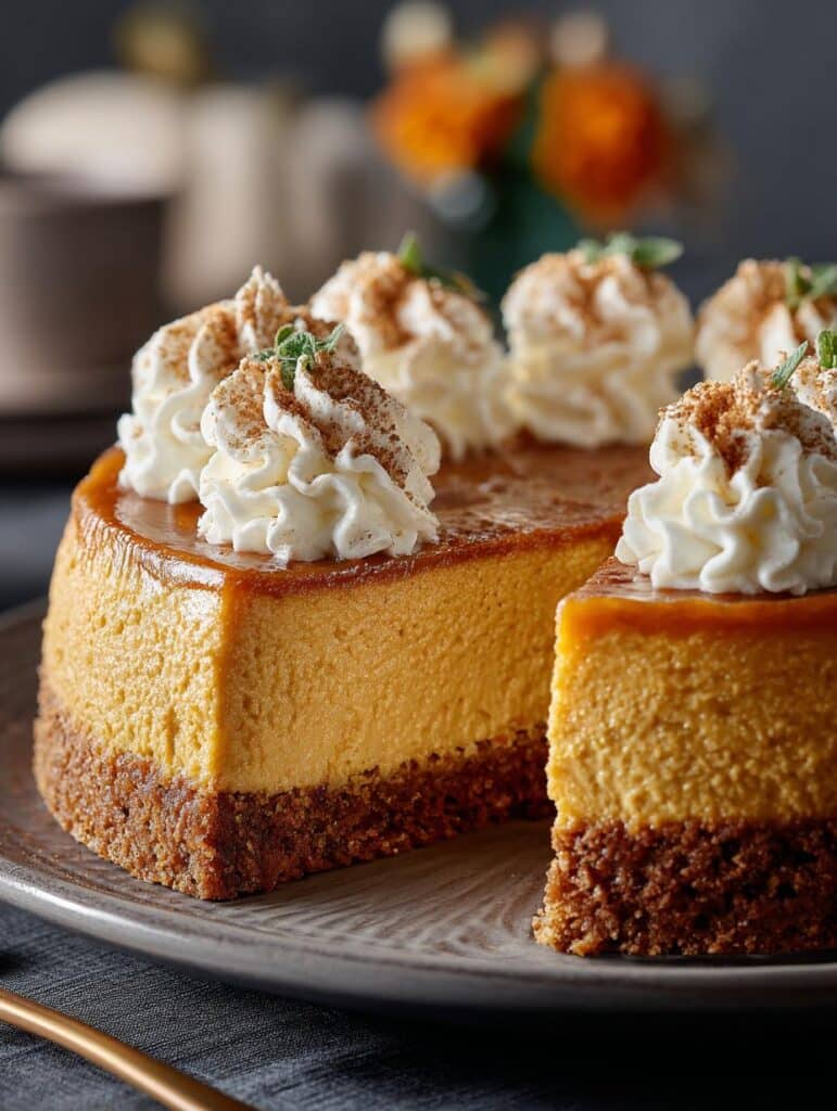 Bake Pumpkin Cheesecake