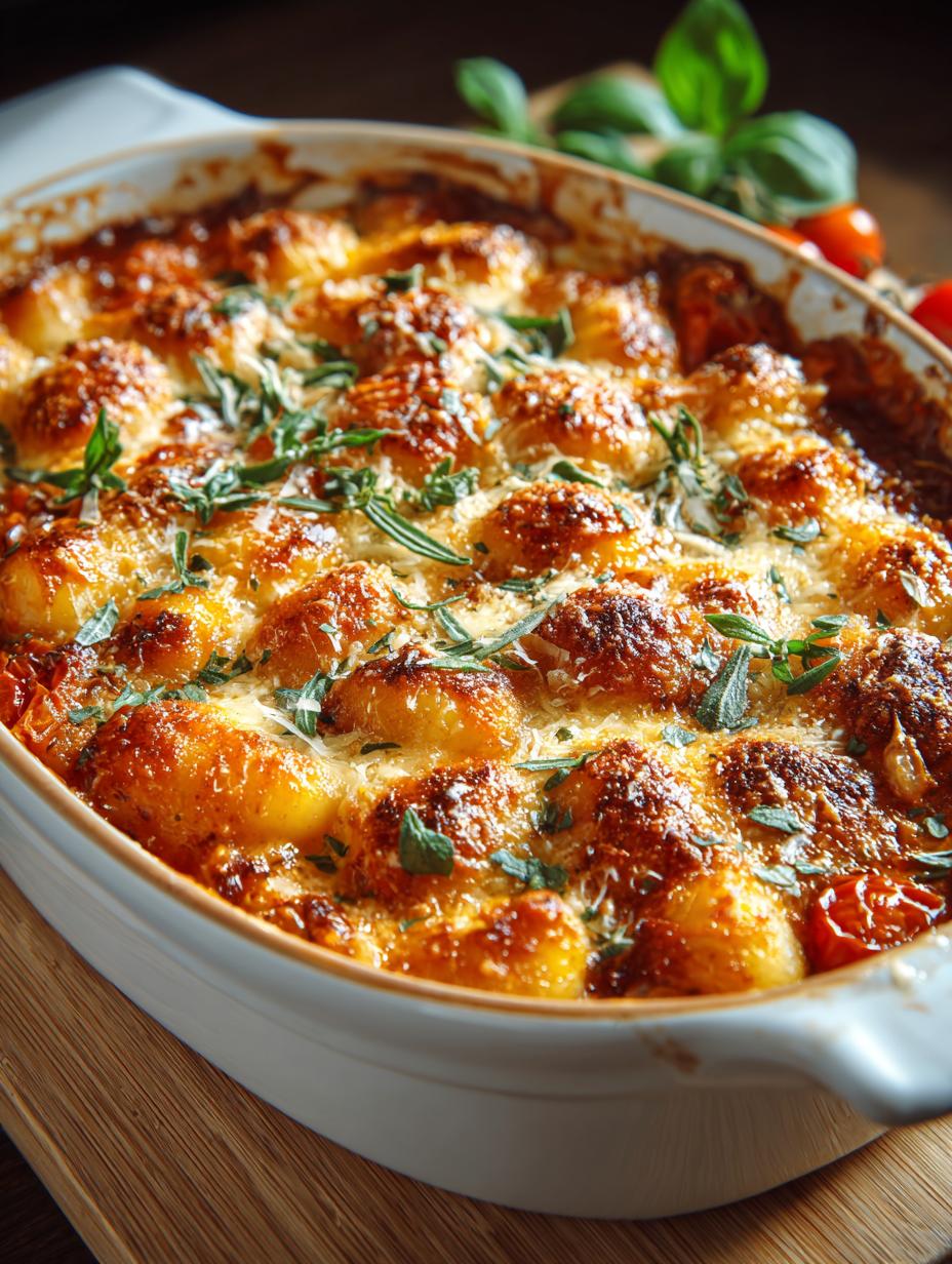 Baked Gnocchi with Tomato