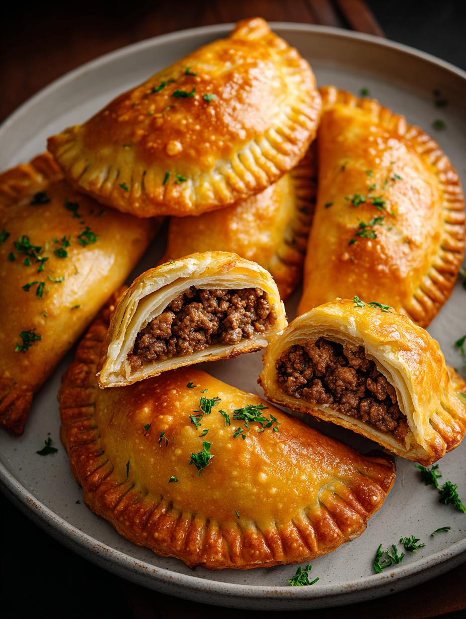 Savory Beef Empanadas Recipe: 12 Irresistible Bites - Beef Empanadas - main visual representation
