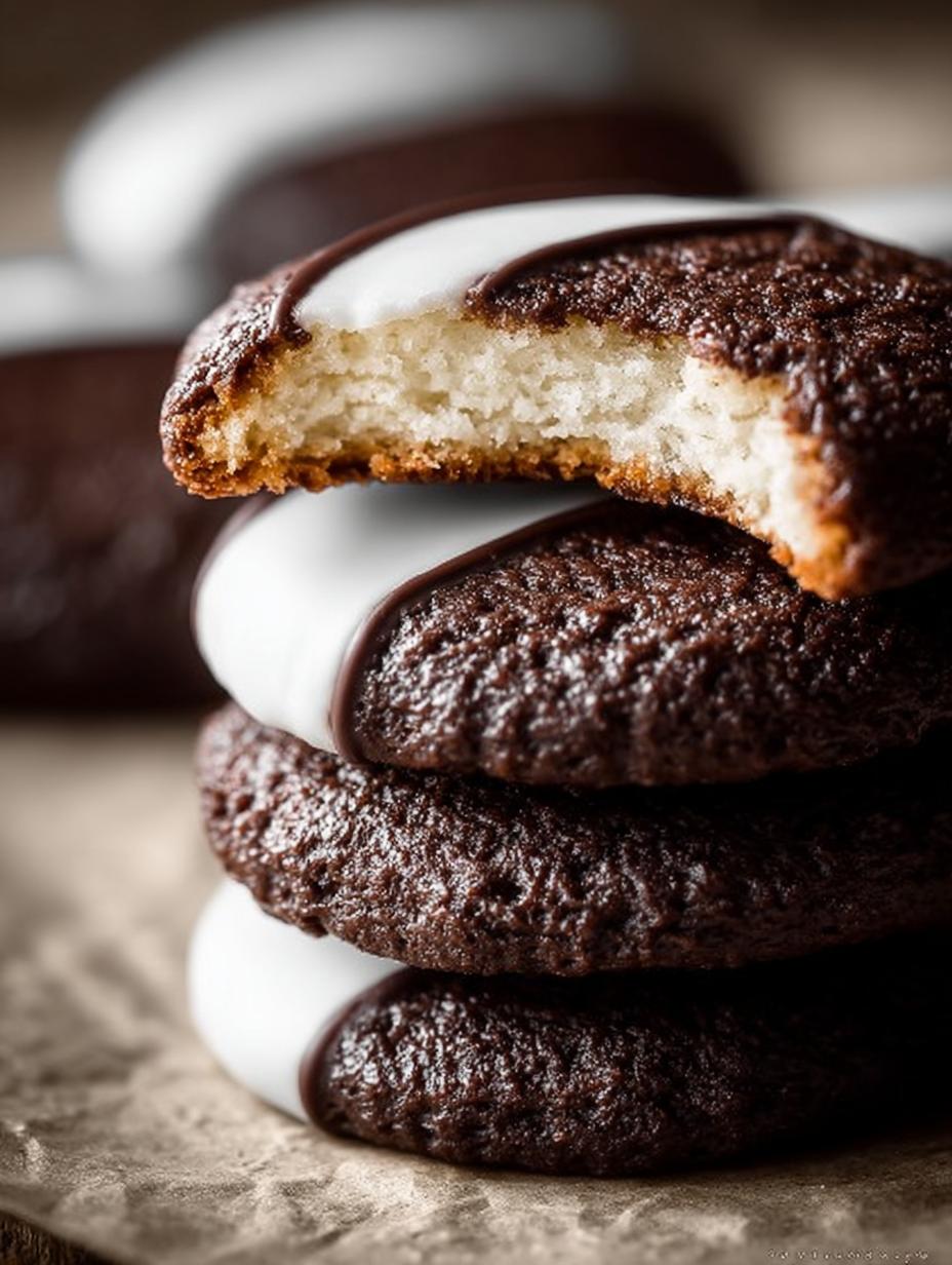Black White Cookies: 12 Irresistible Treats to Bake - Black White Cookies - main visual representation