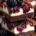 Blackberry Cheesecake Brownies