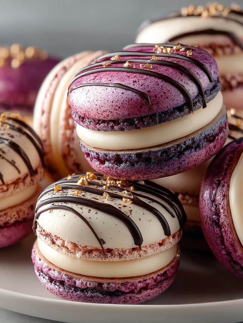Blackberry Macarons Sweet Escape