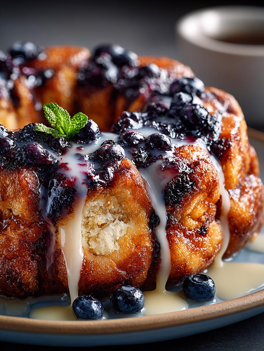 Indulge in 8 Irresistible Blueberry Monkey Bread Recipes - Blueberry Monkey Bread - main visual representation