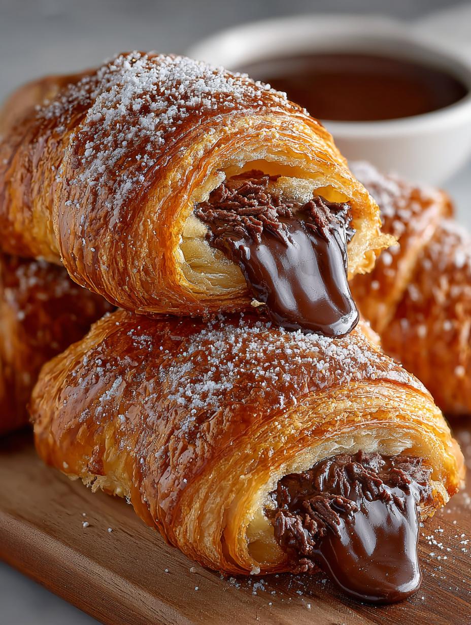 Brownie Batter Croissants