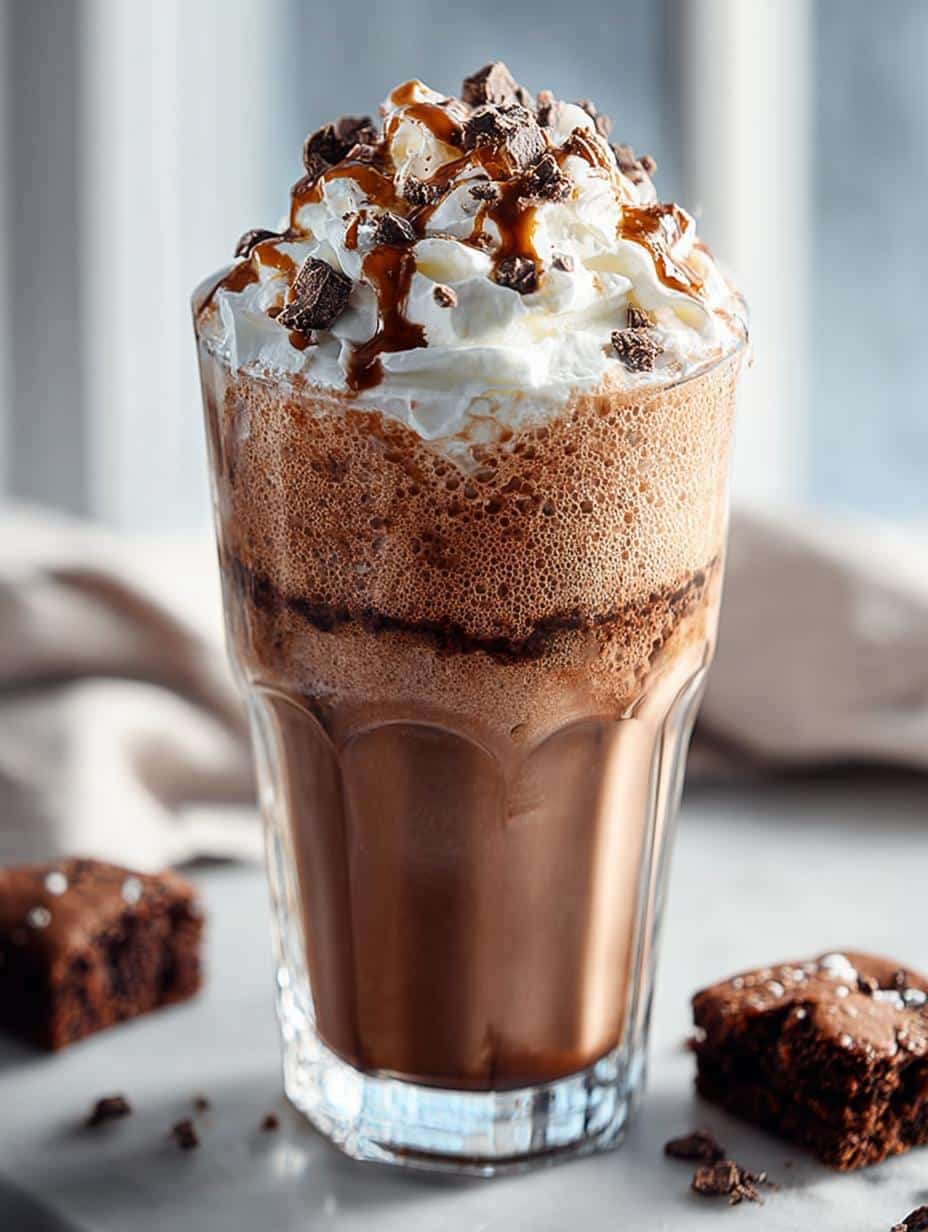 Decadent Brownie Batter Milkshake: 5-Minute Delight - Brownie Batter Milkshake - main visual representation