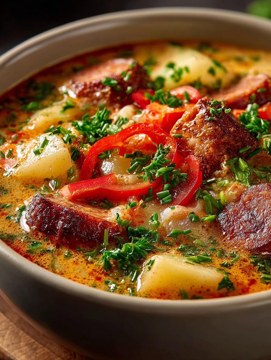 Cajun Potato Soup For