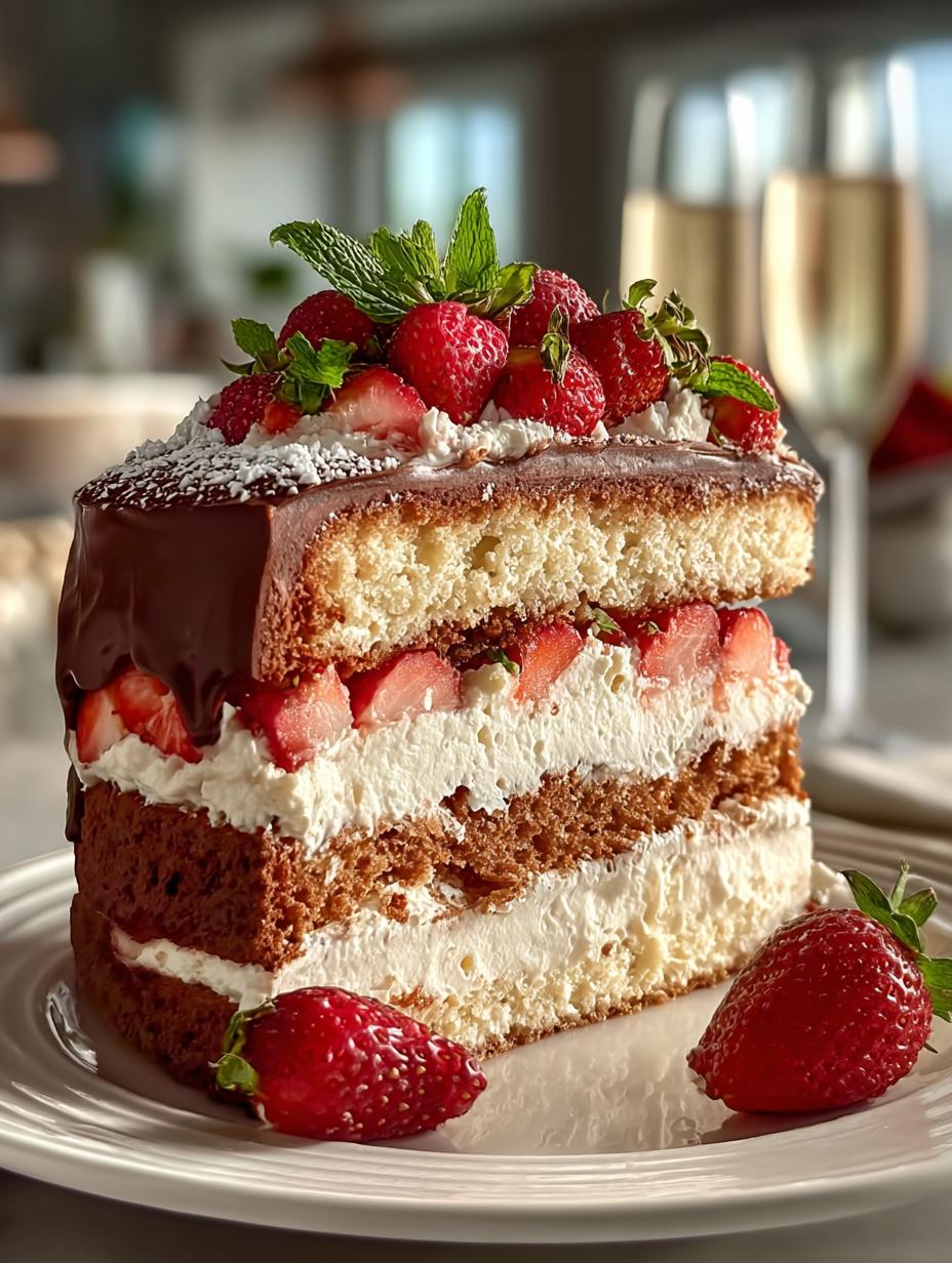 Indulge in Champagne Cake with Champagne Layers - Champagne Cake with Champagne - main visual representation