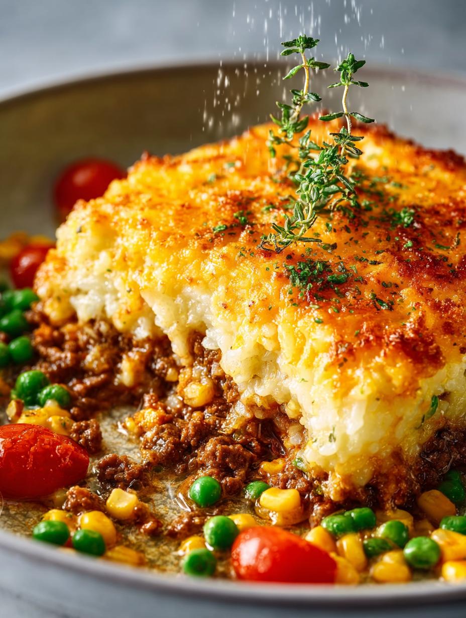 Cheesy Ground Beef Rice Casserole: 8 Comforting Servings - Cheesy Ground Beef Rice - main visual representation