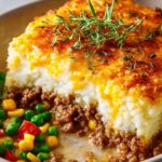 Cheesy Ground Beef Rice