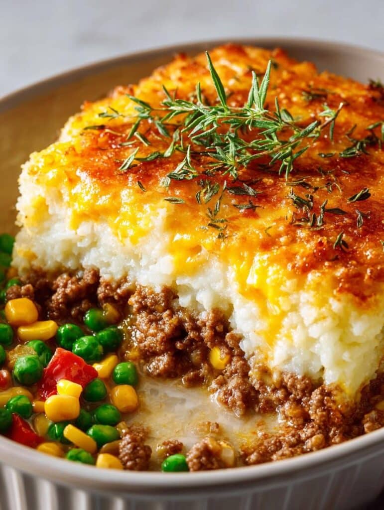 Cheesy Ground Beef Rice