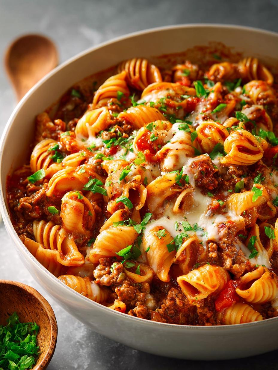 Cheesy Taco Pasta Skillet