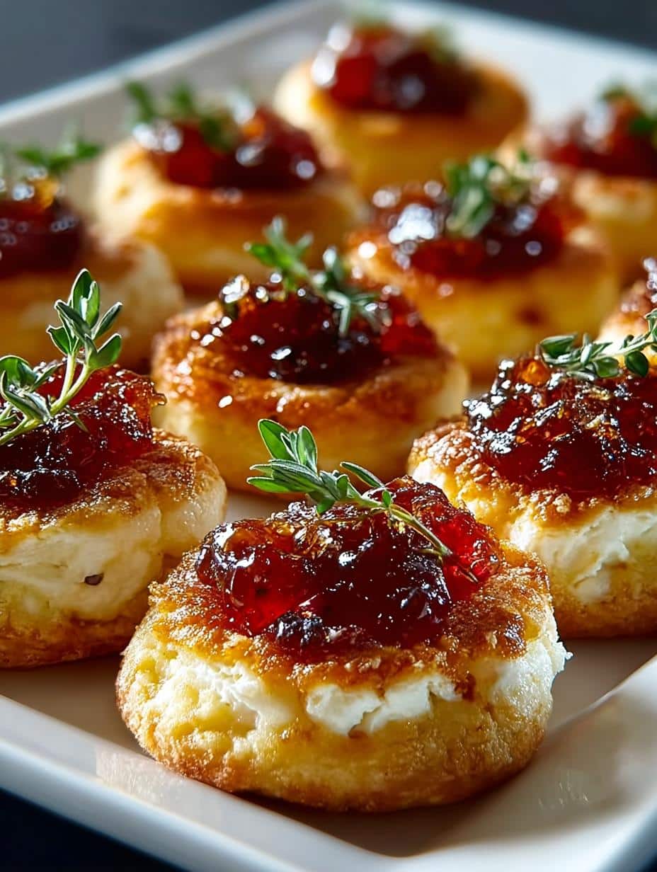 Cheesy Thumbprint Appetizers with