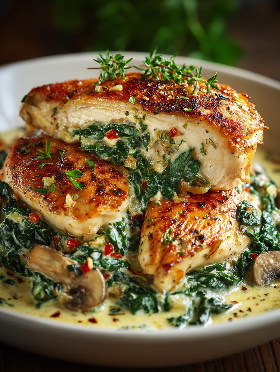 Chicken Florentine Style: 6 Irresistible Ways to Enjoy - Chicken Florentine Style - main visual representation