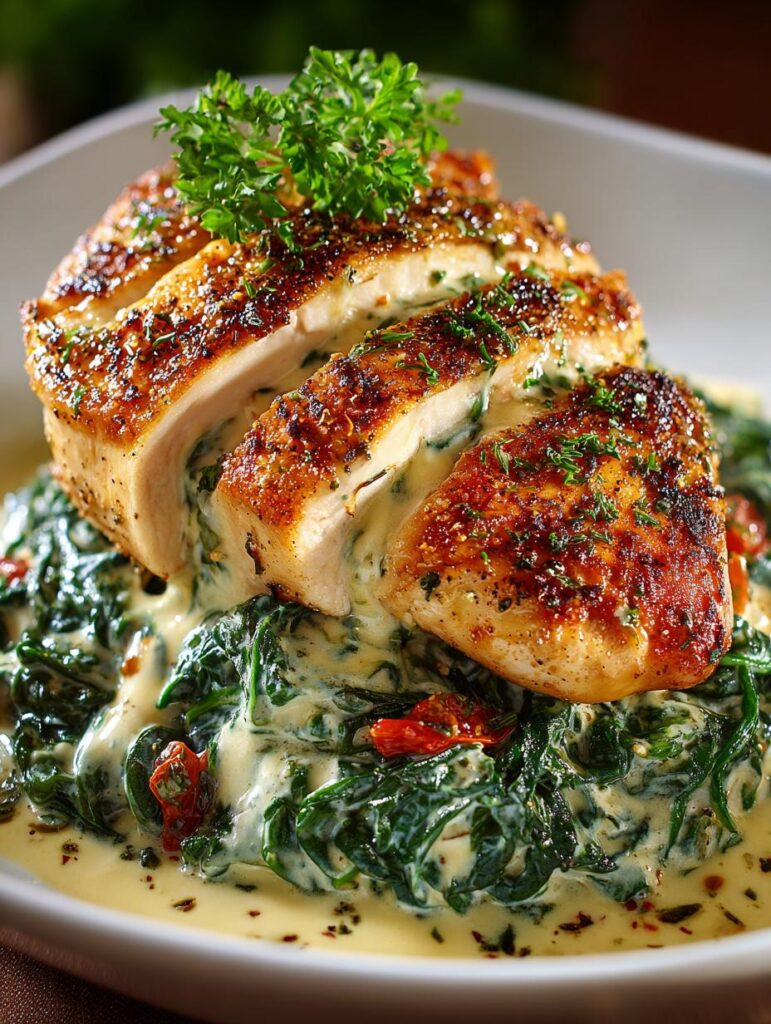 Chicken Florentine Style