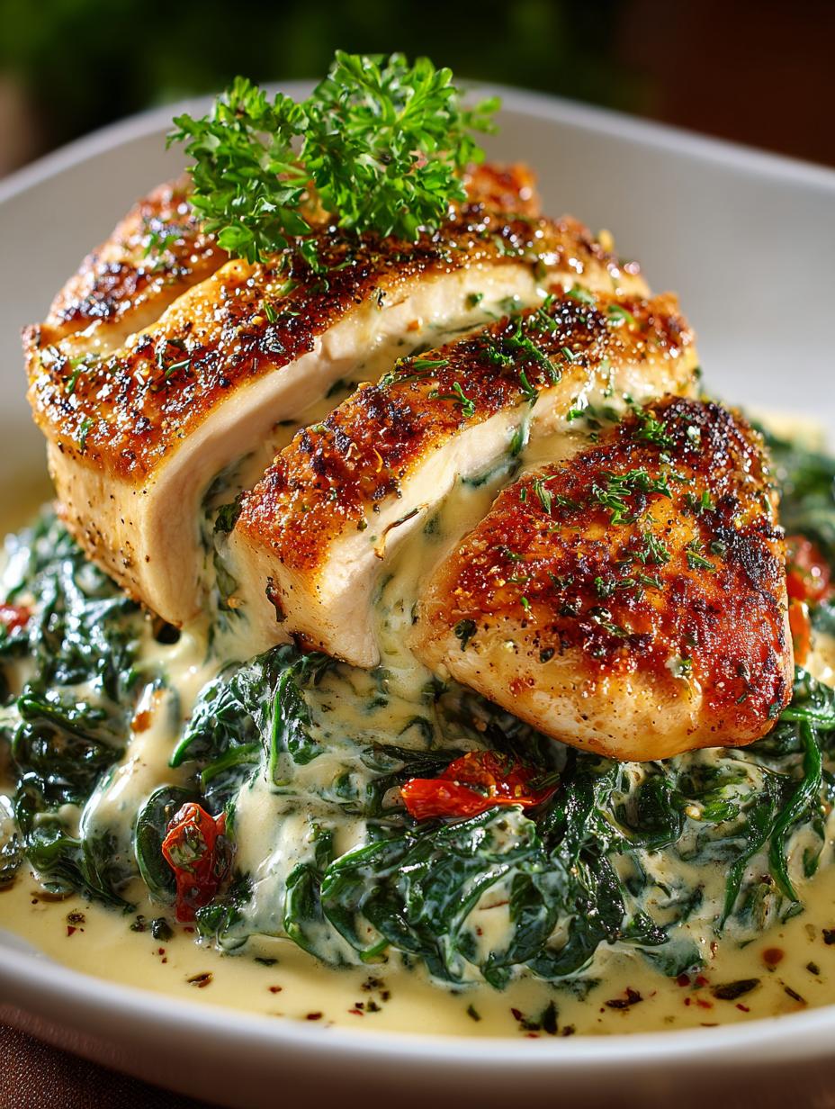 Chicken Florentine Style