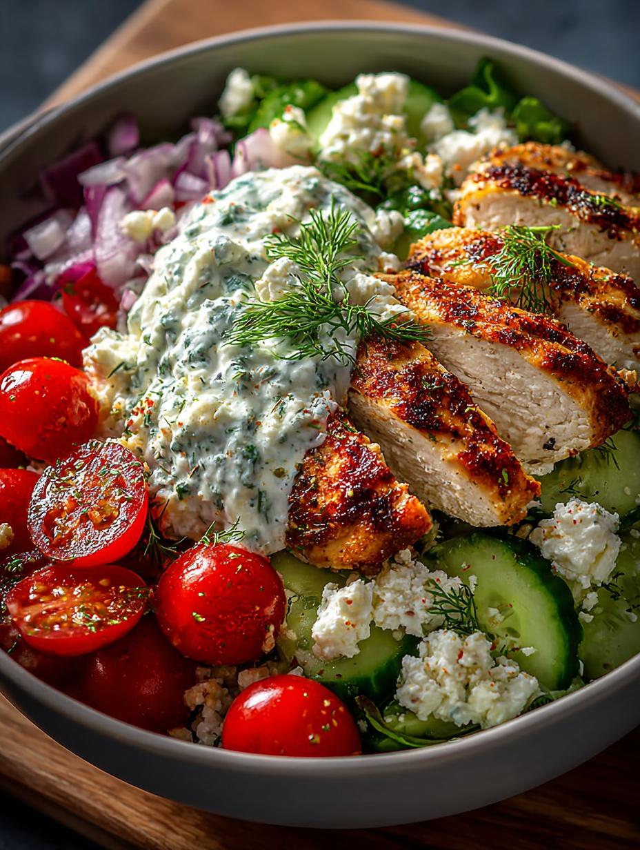 Chicken Tzatziki Bowls