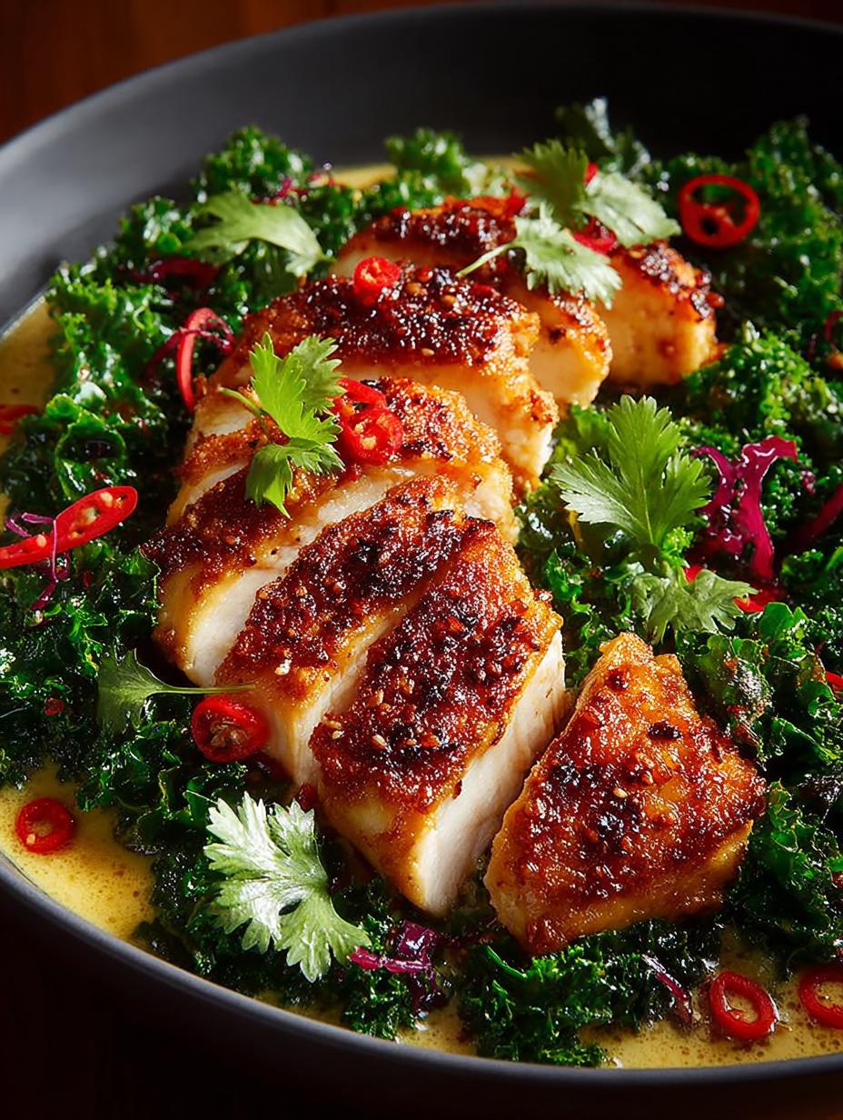 Chicken with Coconut Kale: 5 Irresistible Flavors to Try - Chicken with Coconut Kale - additional detail