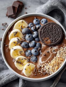 Chocolate Banana Smoothie Bowl: 5 Minutes to Blissful Health 8 Chocolate Banana Smoothie Bowl
