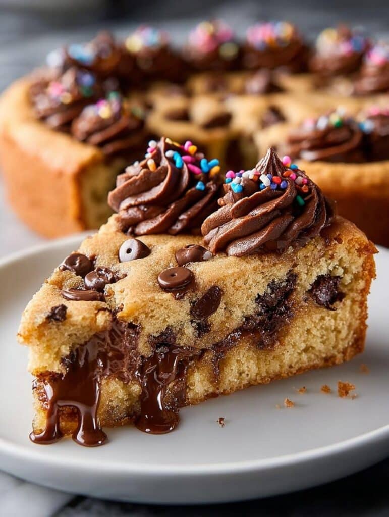 Chocolate Chip Cookie Cake