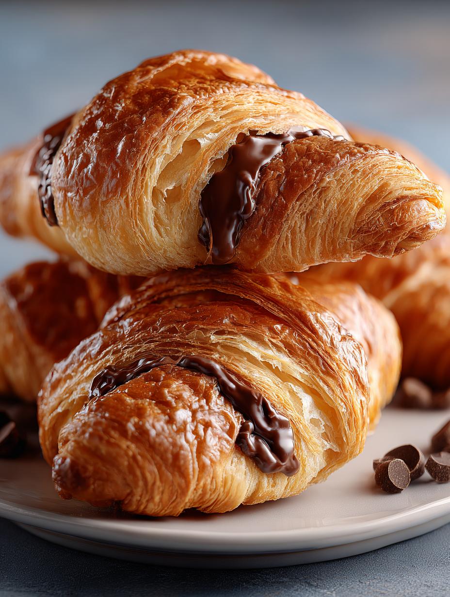 Chocolate Croissants: 12 Deliciously Flaky Treats - Chocolate Croissants - additional detail