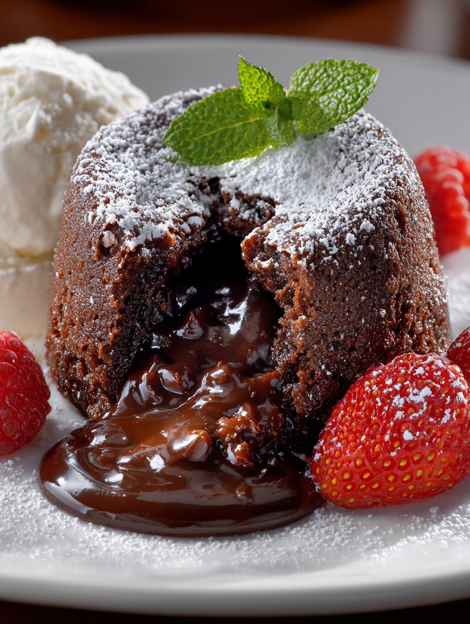 Irresistible Chocolate Molten Lava Cake Recipe for 4 3 Irresistible Chocolate Molten Lava Cake Recipe for 4 - Chocolate Molten Lava Cake - additional detail