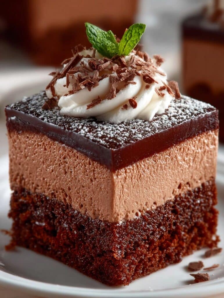 Chocolate Mousse Brownies