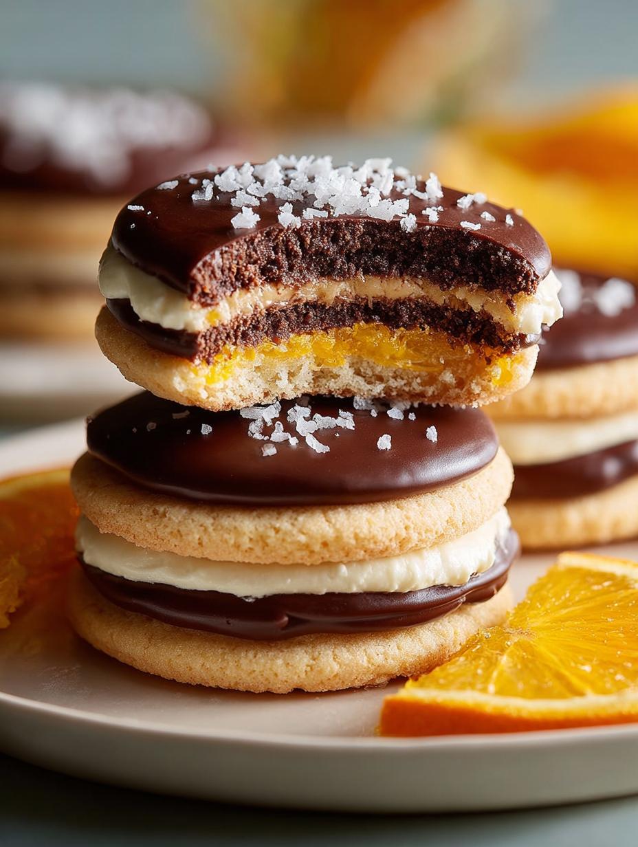 Chocolate Orange Sandwich Cookies: 24 Delightful Bites - Chocolate Orange Sandwich Cookies - main visual representation
