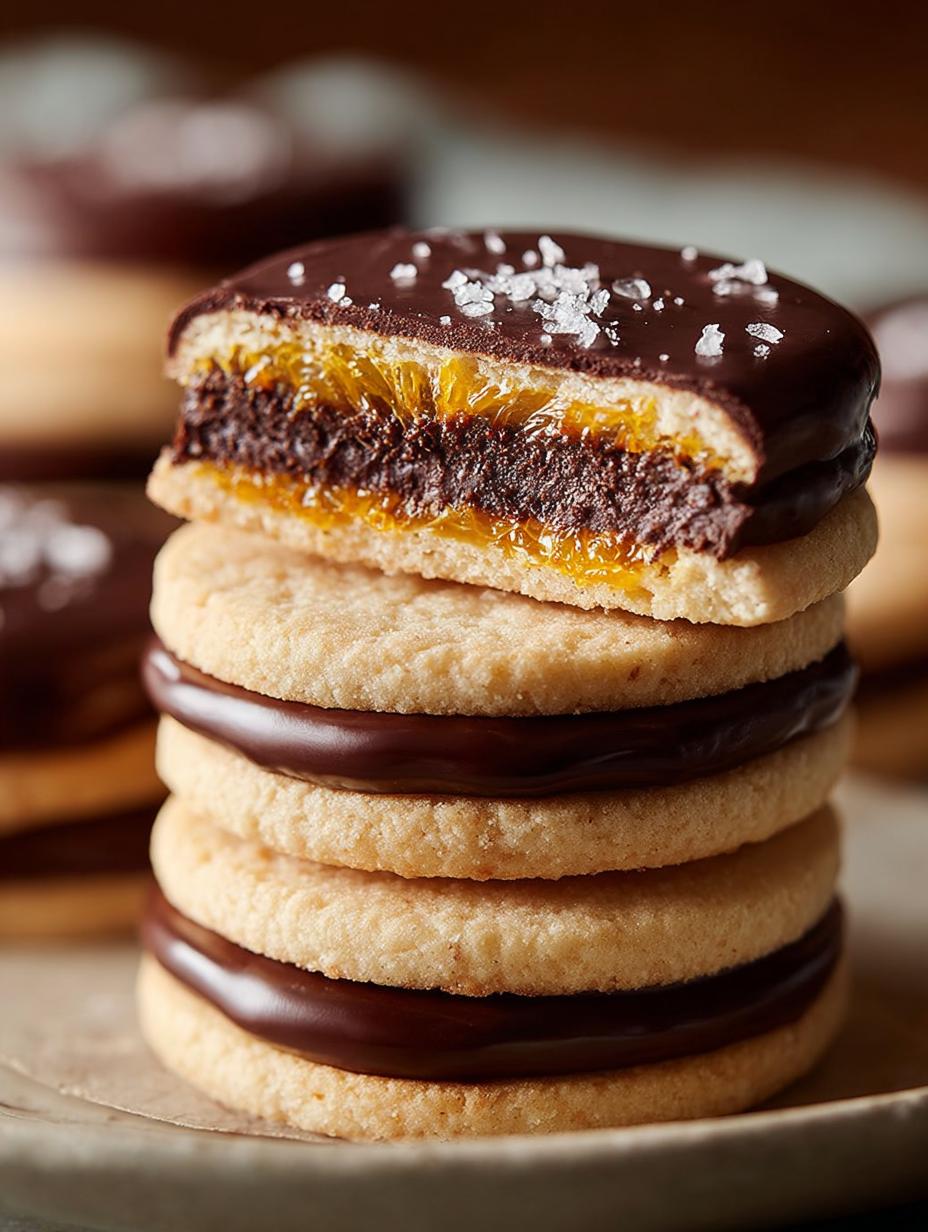 Chocolate Orange Sandwich Cookies: 24 Delightful Bites - Chocolate Orange Sandwich Cookies - additional detail