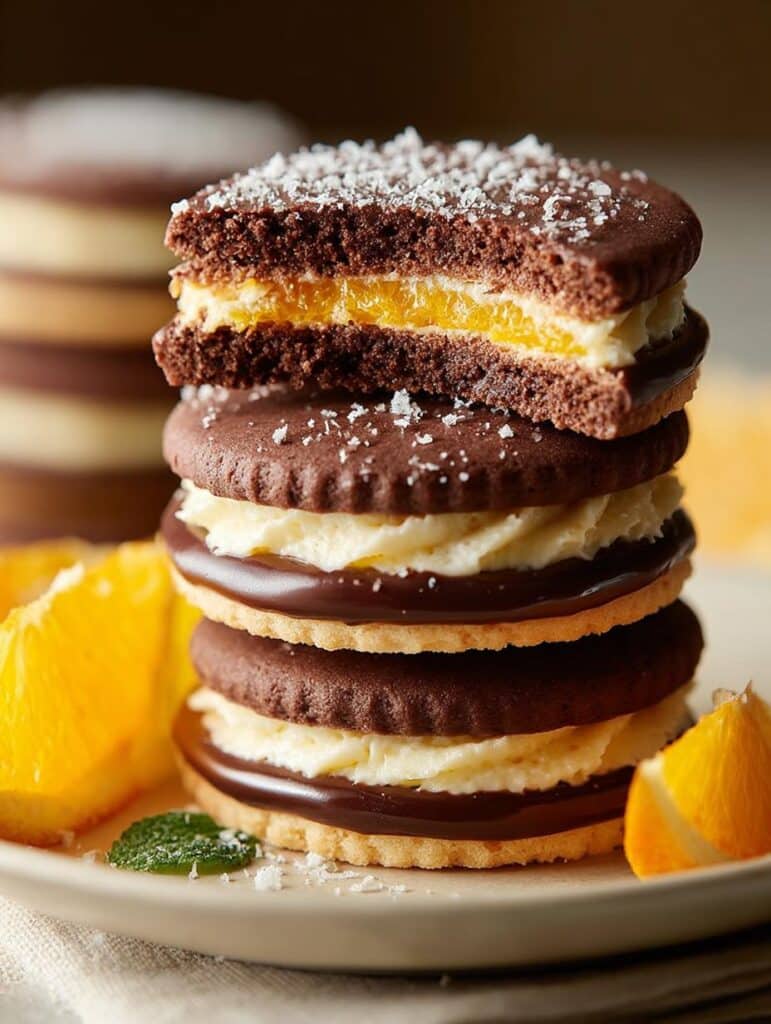 Chocolate Orange Sandwich Cookies