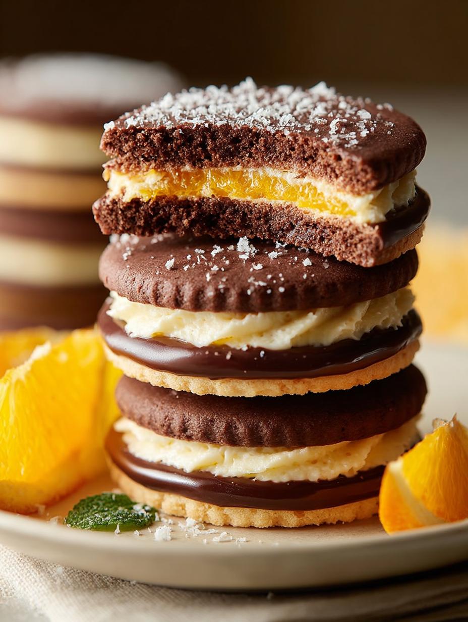 Chocolate Orange Sandwich Cookies