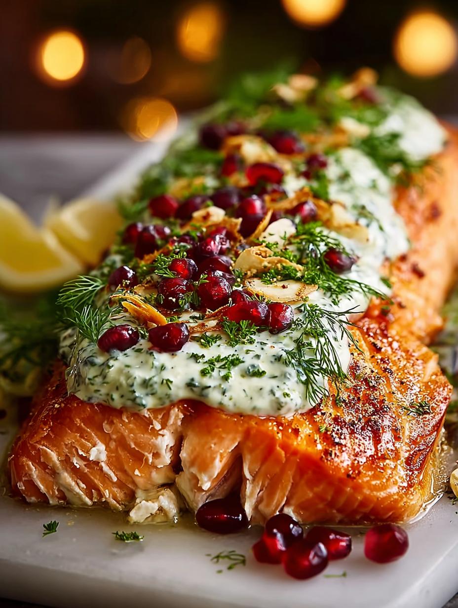 Christmas Baked Salmon For