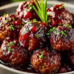 Quick & Easy Christmas Cranberry Beef Meatballs Recipe 4 Christmas Cranberry Beef Meatballs