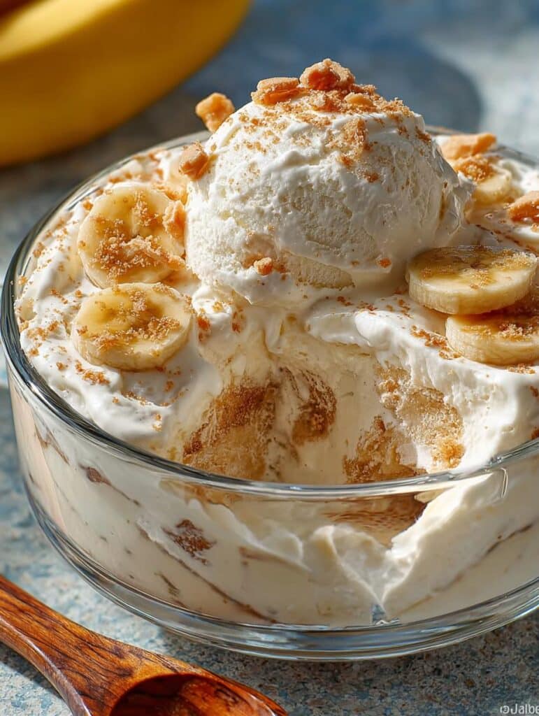 Churn Banana Pudding Ice