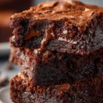Crack Top Fudgy Brownies