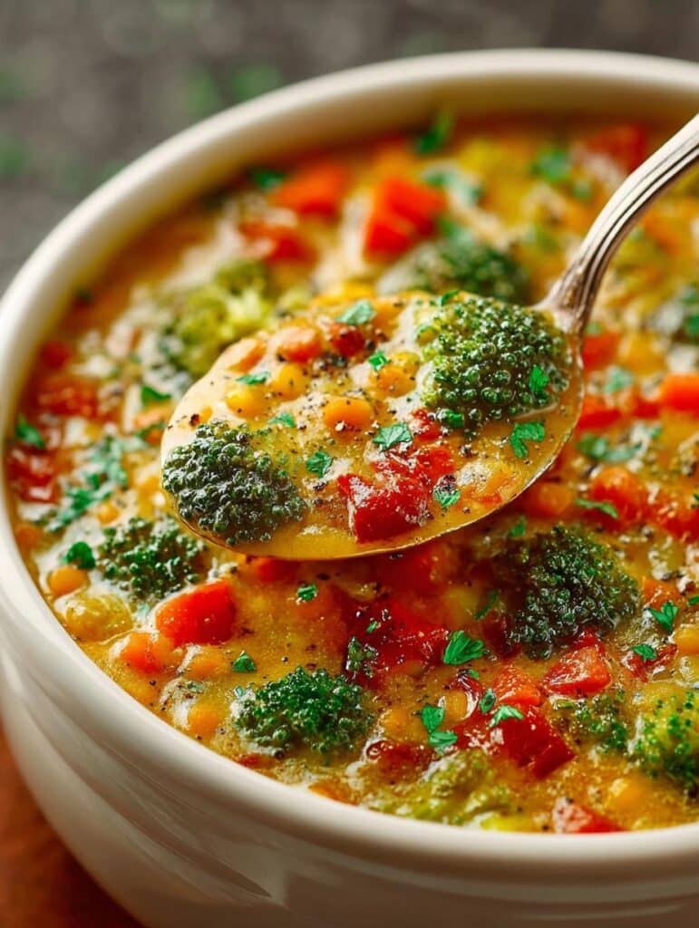 Creamy Broccoli Cheddar Soup