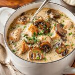 Creamy Chicken Mushroom Soup