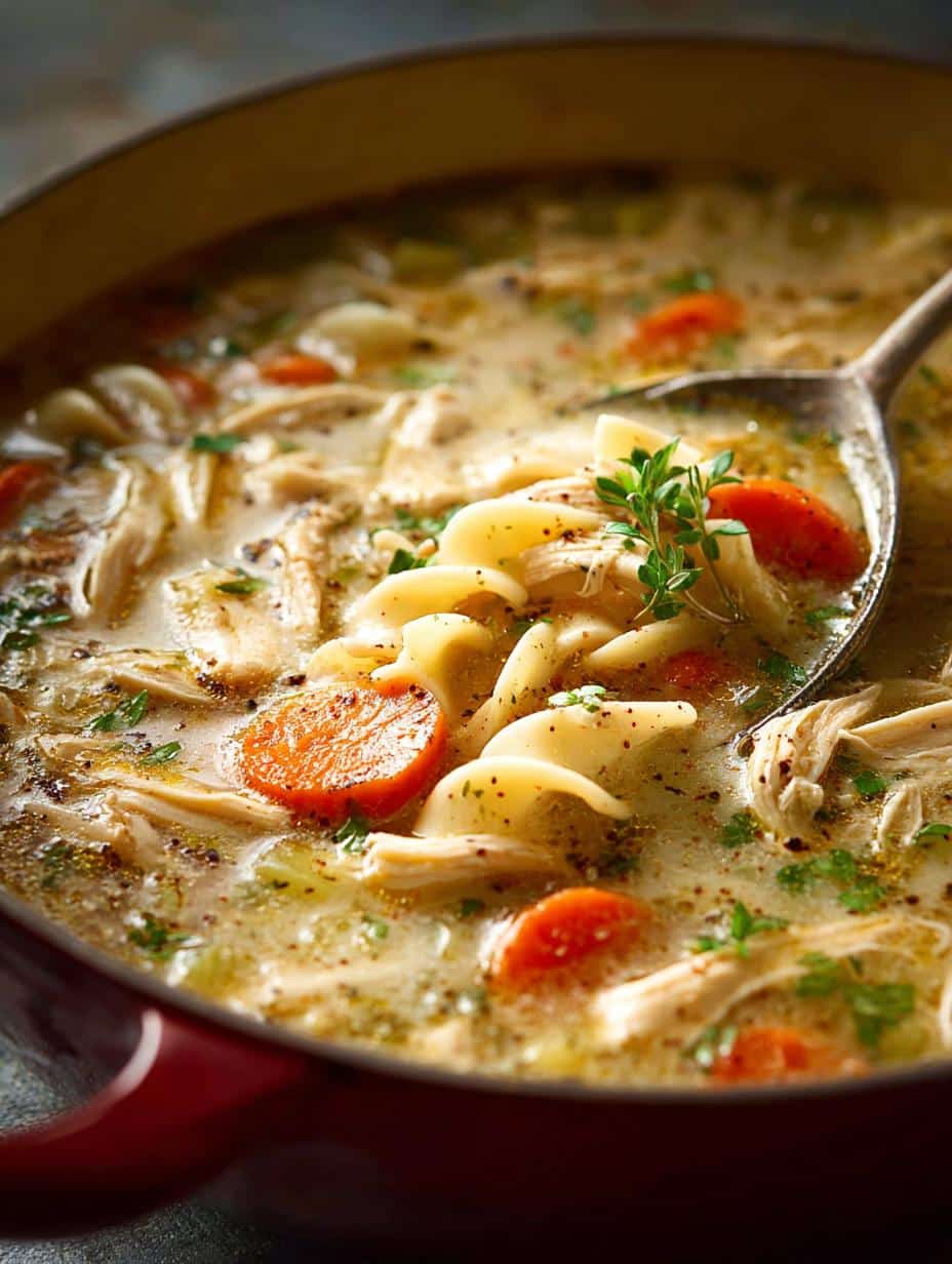 Creamy Chicken Noodle Soup: 7 Comforting Secrets - Creamy Chicken Noodle Soup - additional detail