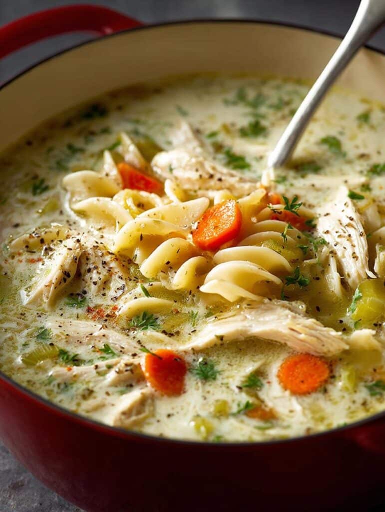 Creamy Chicken Noodle Soup