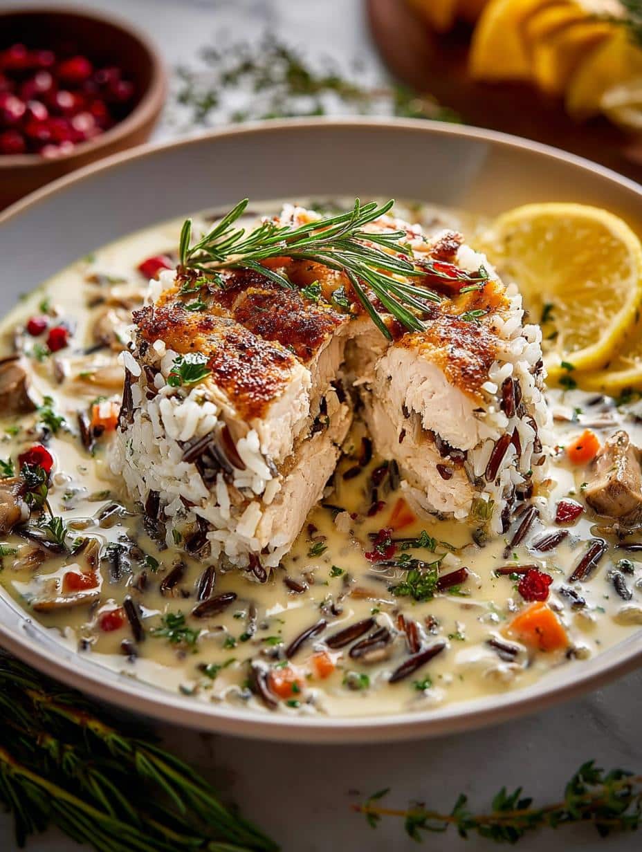 Creamy Chicken Wild Rice: 6 Comforting Dinner Ideas - Creamy Chicken Wild Rice - main visual representation