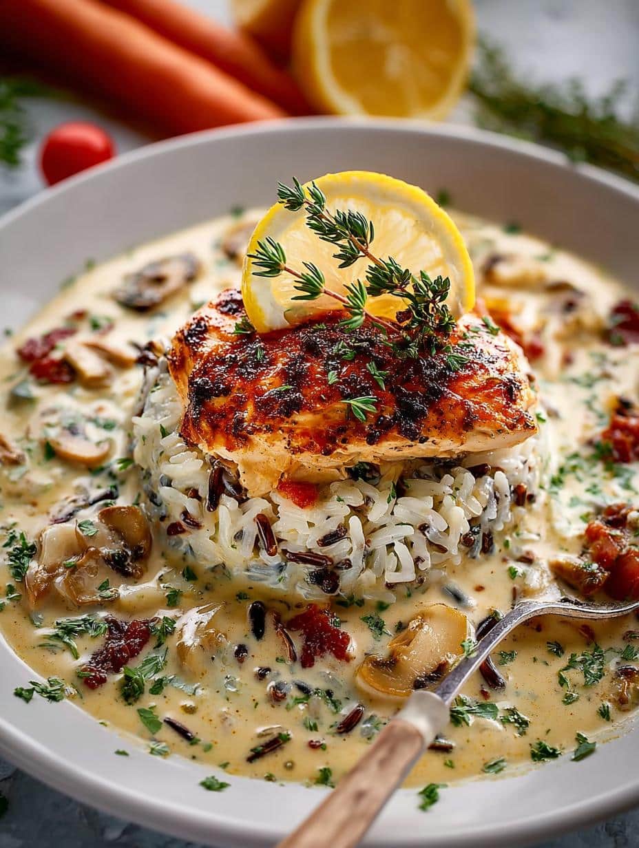 Creamy Chicken Wild Rice: 6 Comforting Dinner Ideas - Creamy Chicken Wild Rice - additional detail