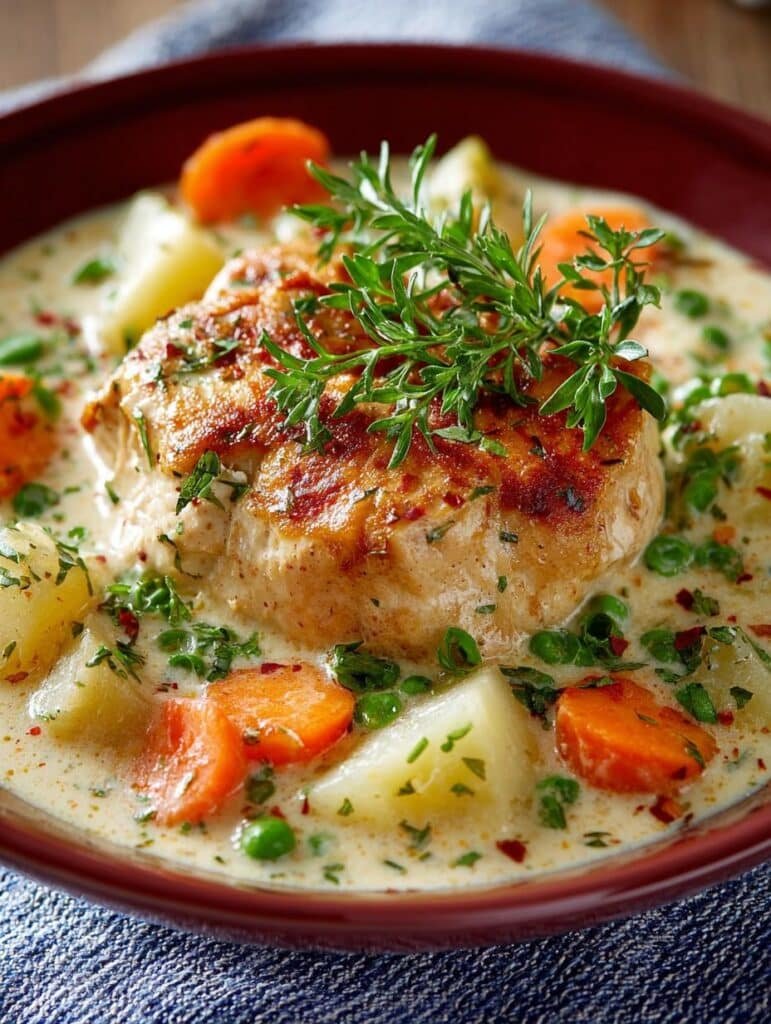 Creamy Slow Cooker Chicken