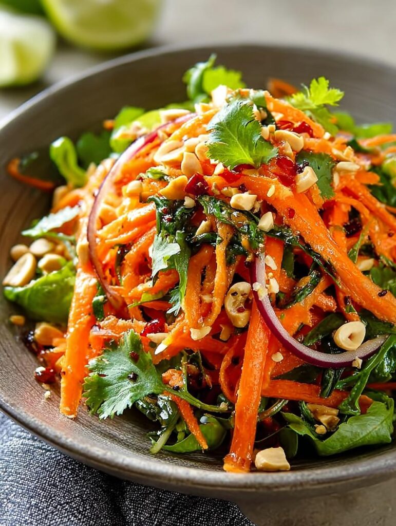 Crunchy Peanut Carrot Salad
